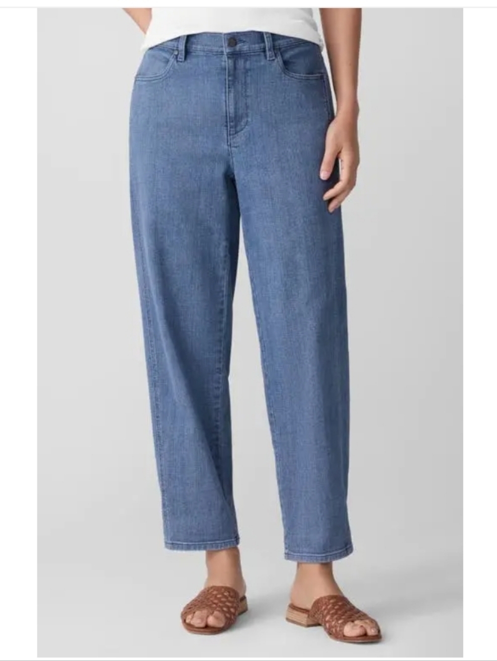 Eilene Fisher Denim The Lantern Jean Sz Xs